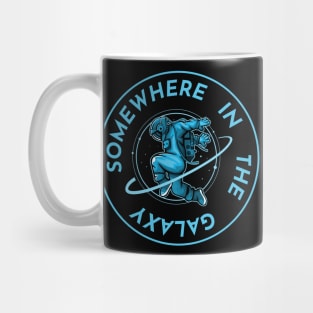 Cute Astronaut Lost in Space Somewhere in the Galaxy Mug